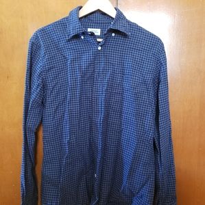Hartford Blue/Black Checkered Shirt